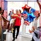 12 Pcs Patriotic Eagle Balloon USA Red White and Blue Elections Party Decorations Large Eagle Foil Balloons Star American Flag decor for Veterans Day Birthday Party